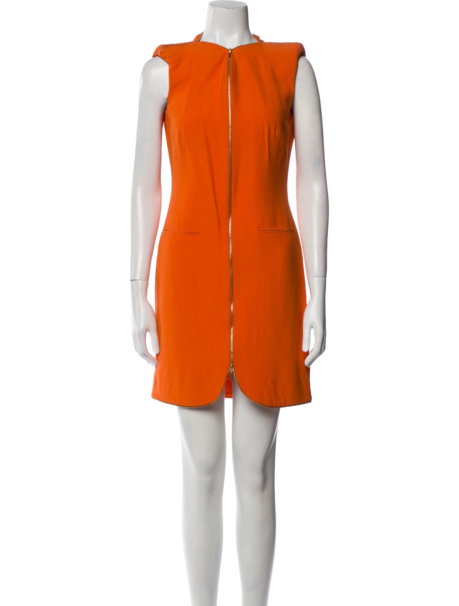 Alexander McQueen Crew Neck Mini Dress