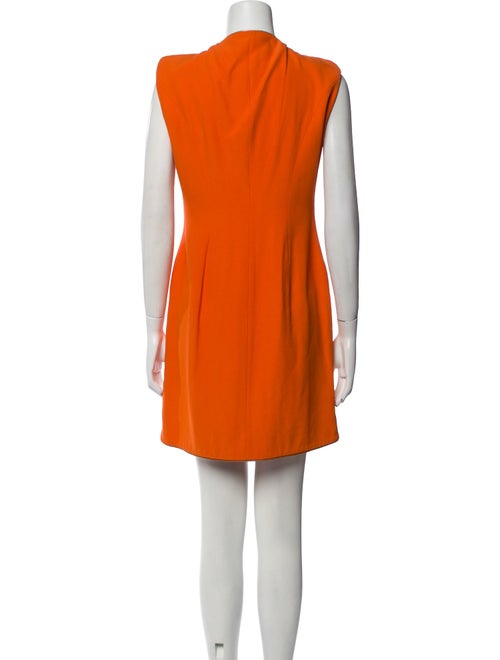 Alexander McQueen Crew Neck Mini Dress