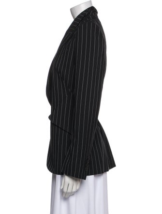 Alexander McQueen Wool Striped Blazer