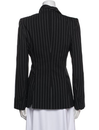Alexander McQueen Wool Striped Blazer