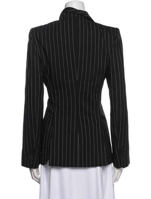 Alexander McQueen Wool Striped Blazer