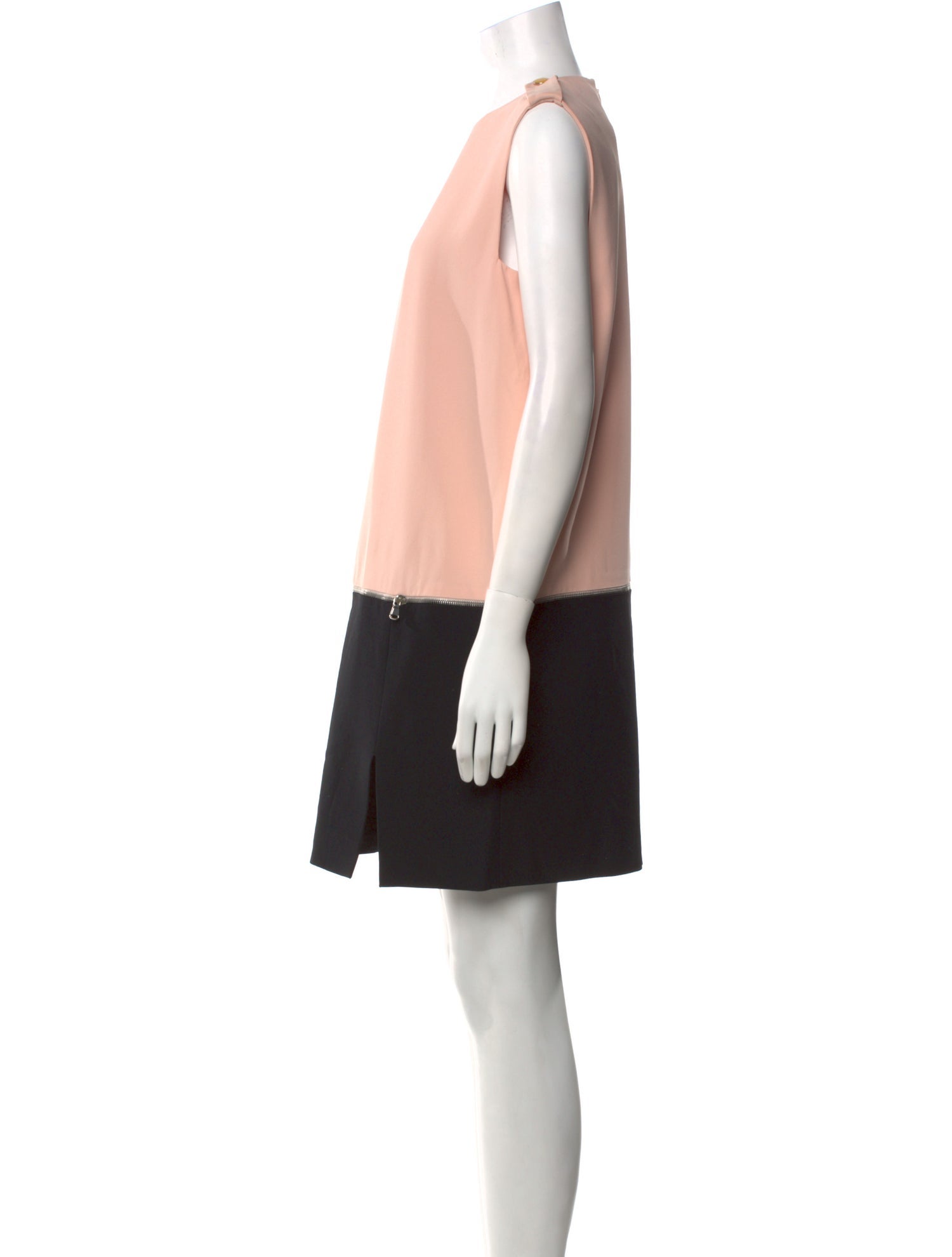 Alexander McQueen Crew Neck Mini Dress