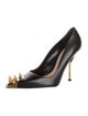 Alexander McQueen Leather Studded Accents Pumps