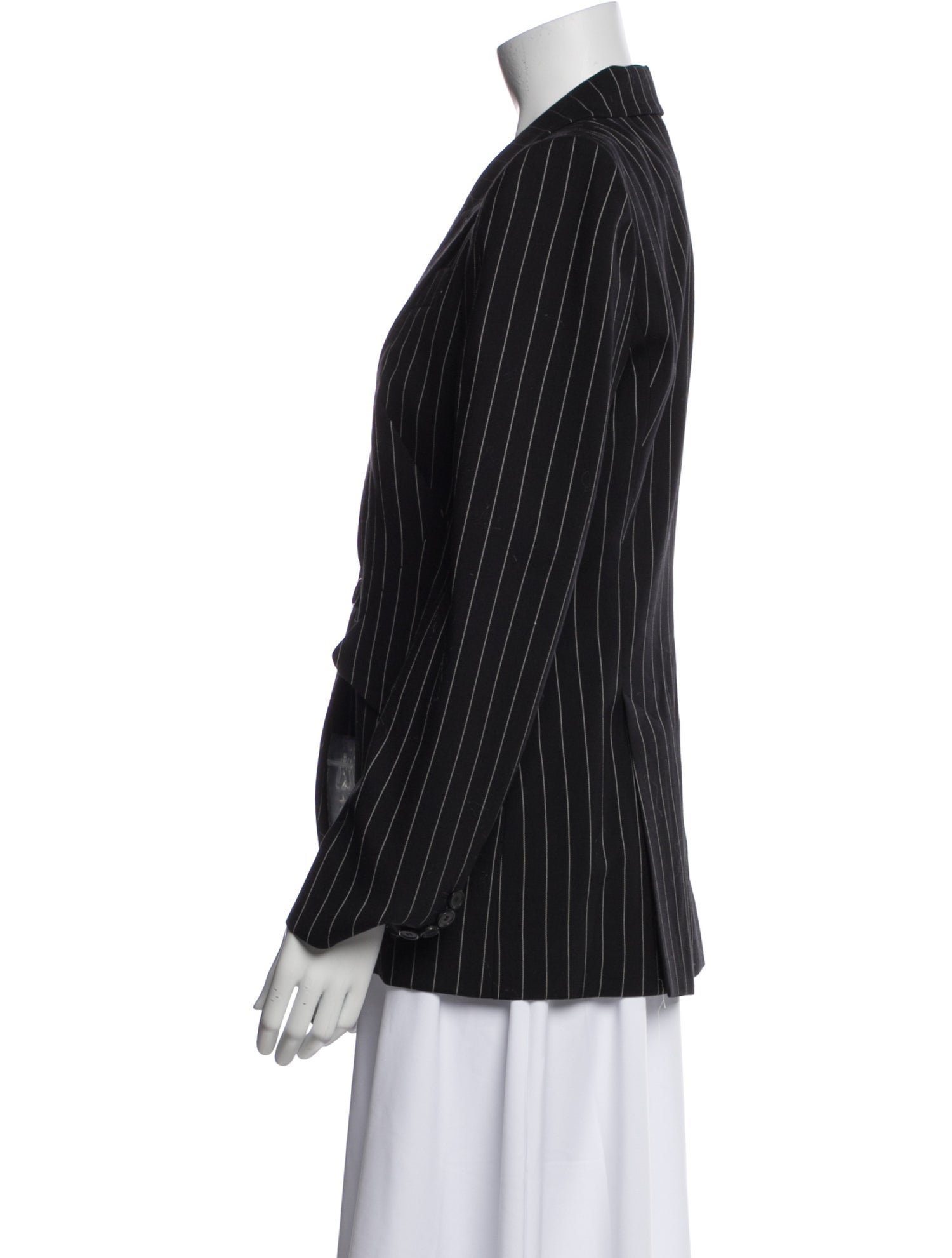 Alexander McQueen Wool Striped Blazer