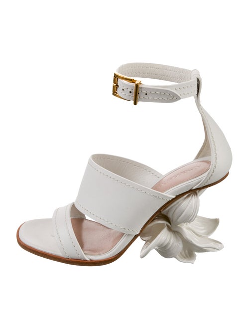 Alexander McQueen Leather Gladiator Sandals