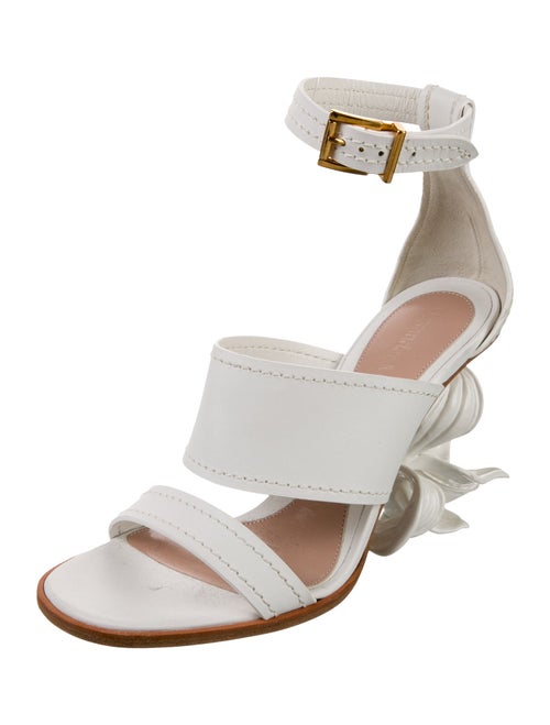 Alexander McQueen Leather Gladiator Sandals