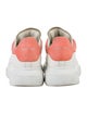 Alexander McQueen Leather Colorblock Pattern Sneakers
