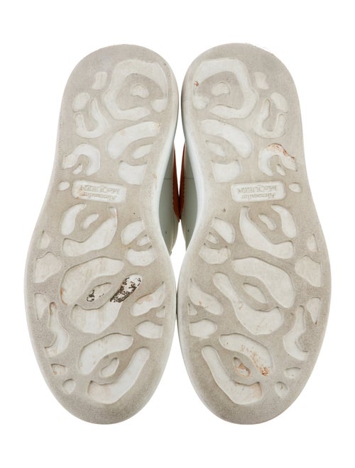 Alexander McQueen Leather Colorblock Pattern Sneakers