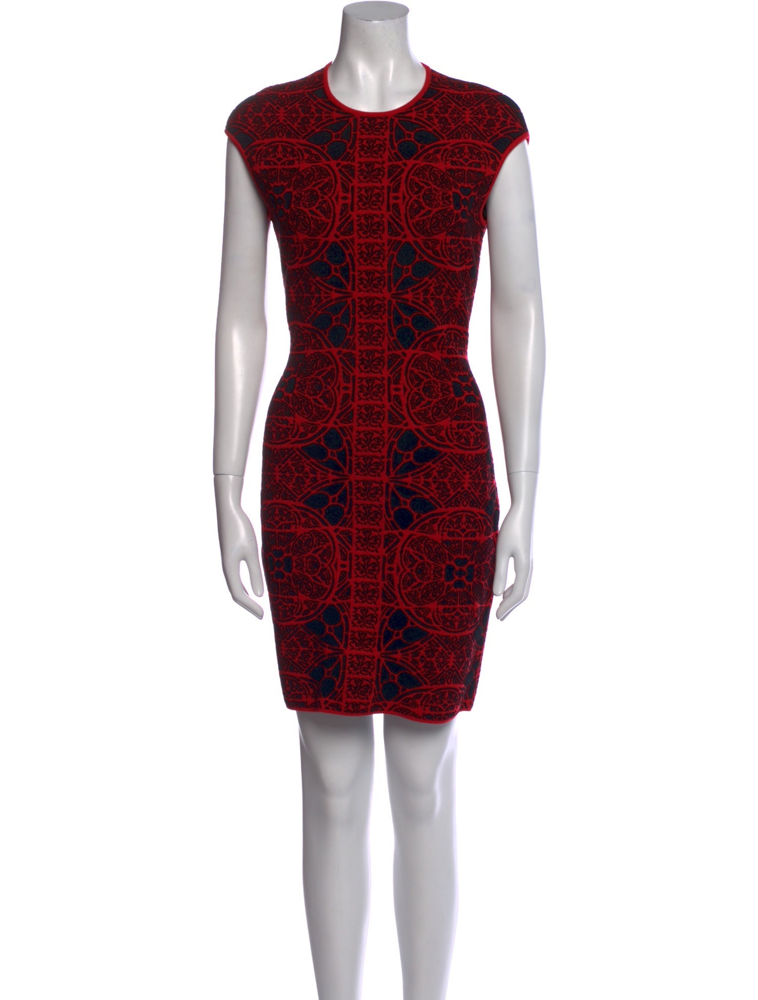 Alexander McQueen Wool Mini Dress