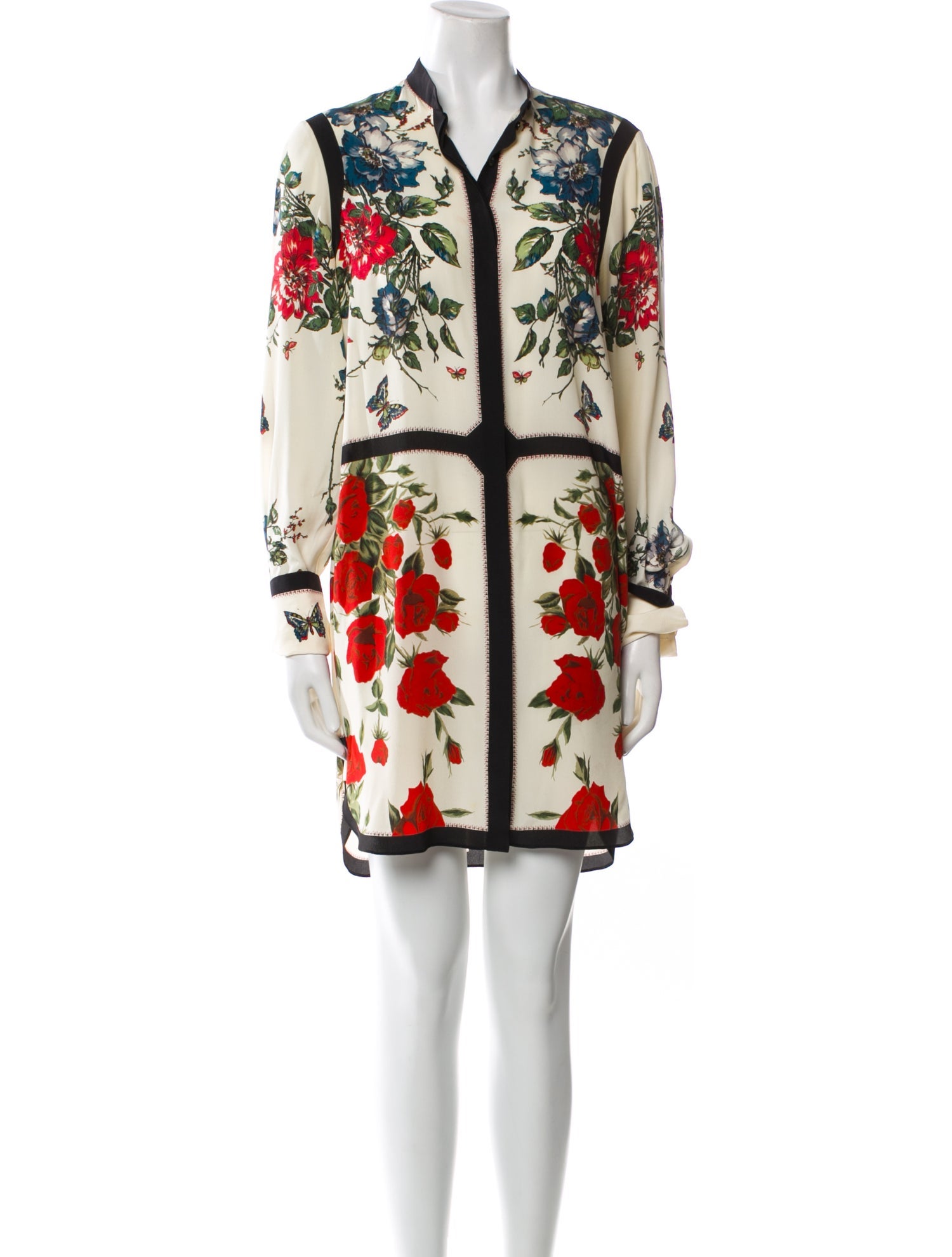 Alexander McQueen Silk Mini Dress