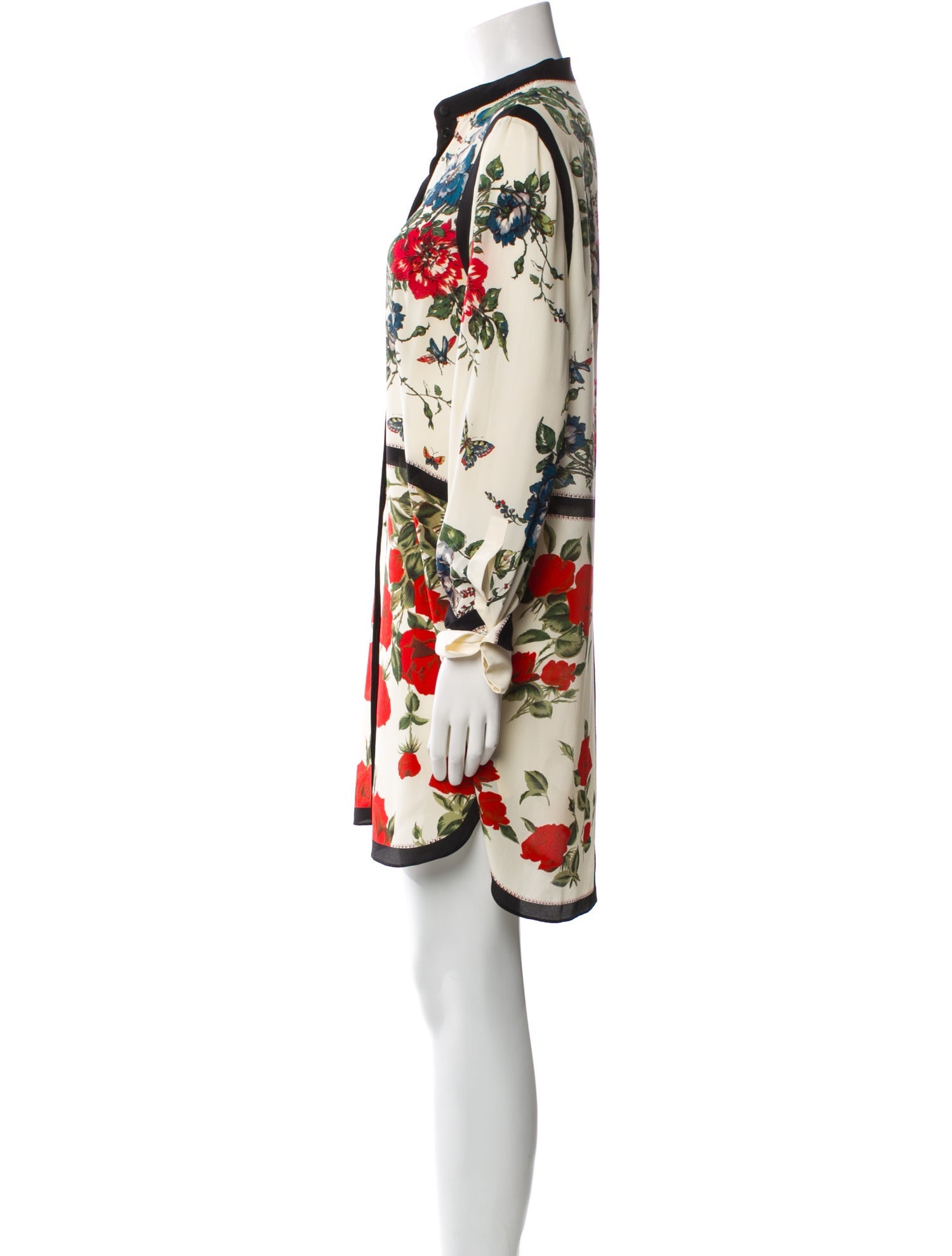 Alexander McQueen Silk Mini Dress