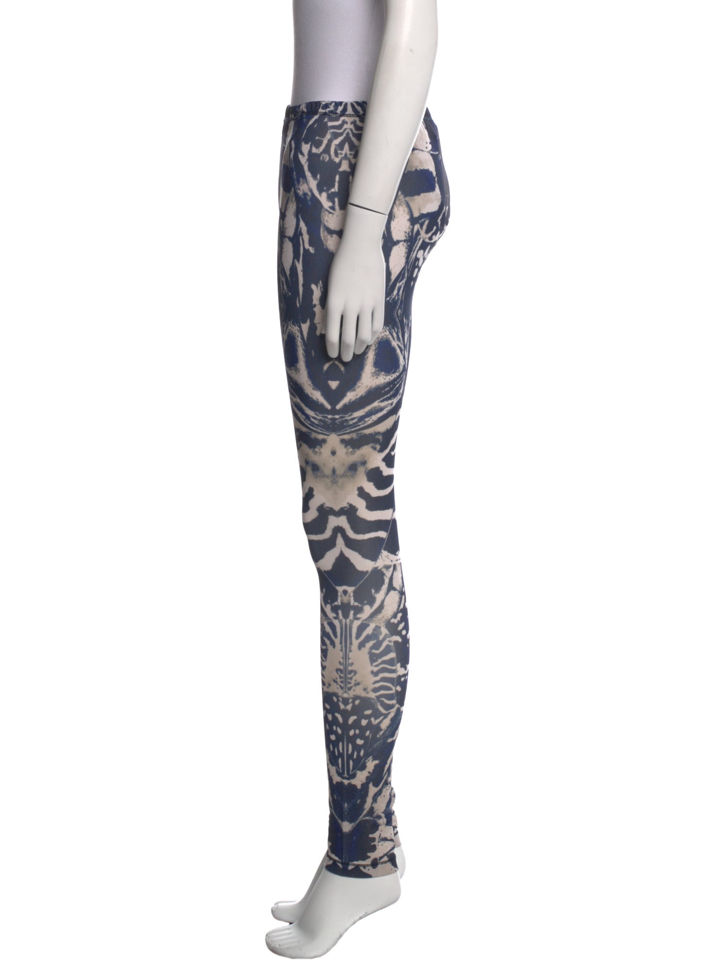 McQ Alexander McQueen Printed Skinny Leg Pants