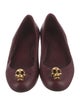 Alexander McQueen Skull Leather Ballet Flats