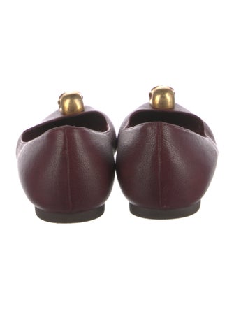 Alexander McQueen Skull Leather Ballet Flats