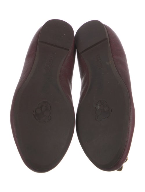 Alexander McQueen Skull Leather Ballet Flats