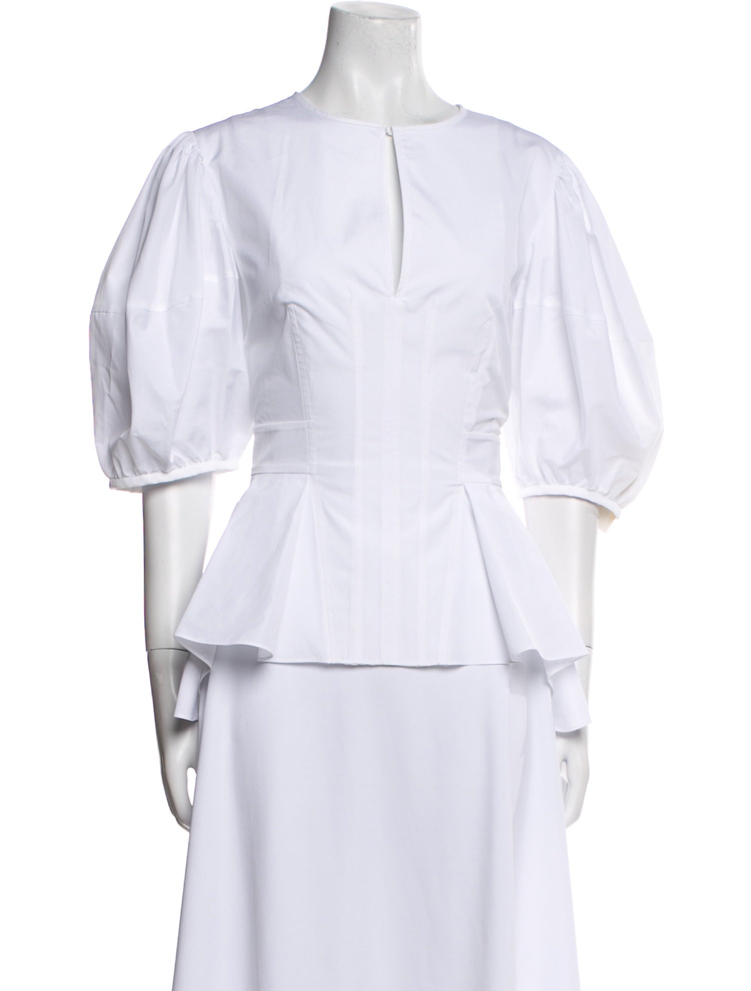 Alexander McQueen Crew Neck Three-Quarter Sleeve Blouse w/ Tags