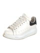 Alexander McQueen Leather Colorblock Pattern Sneakers