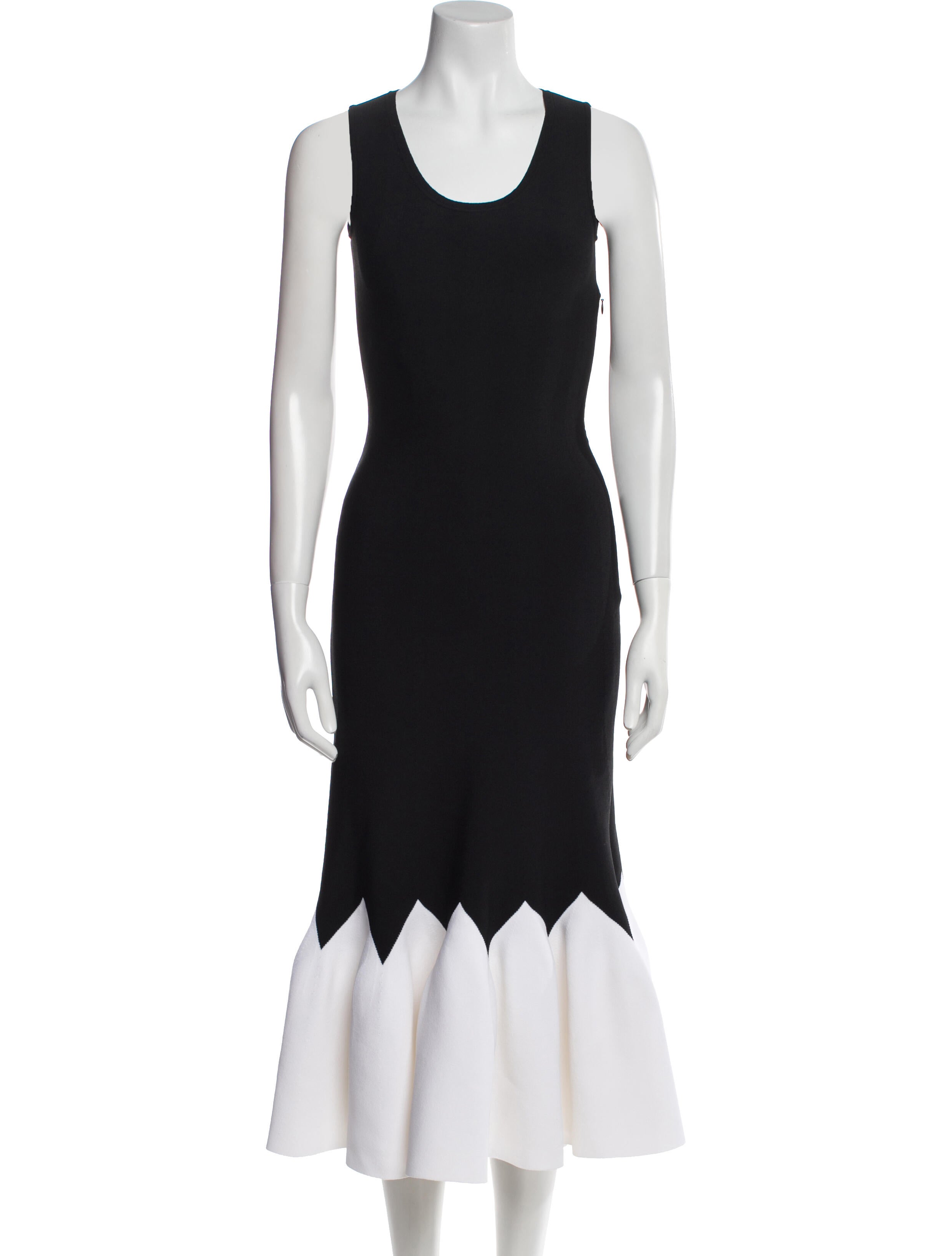 Alexander McQueen Scoop Neck Long Dress w/ Tags