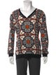 Alexander McQueen Wool Printed Pullover