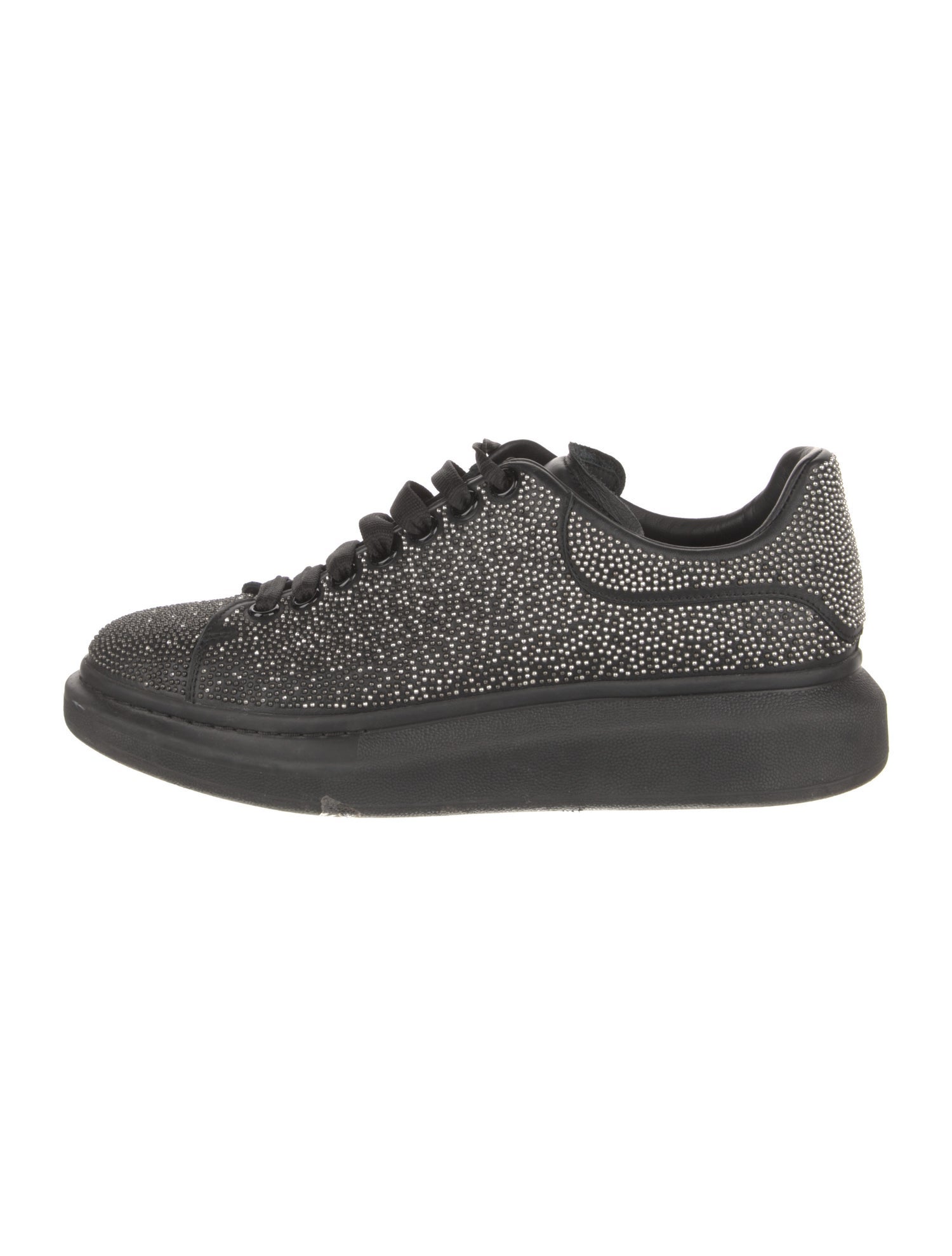 Alexander McQueen Leather Printed Sneakers