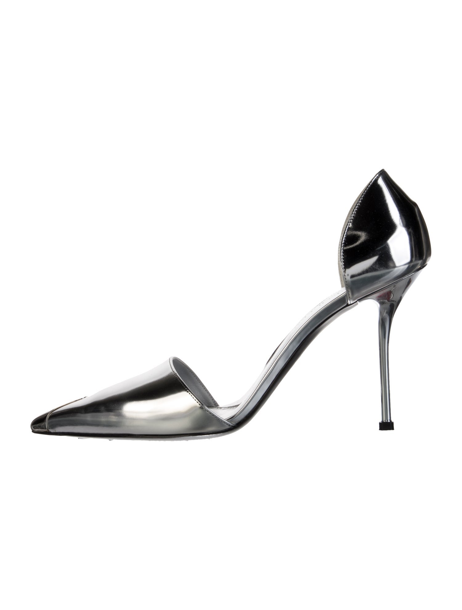 Alexander McQueen Leather D'Orsay Pumps