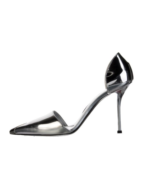 Alexander McQueen Leather D'Orsay Pumps