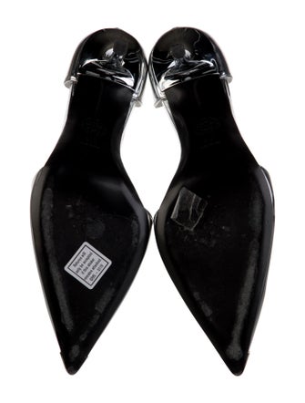 Alexander McQueen Leather D'Orsay Pumps