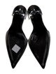 Alexander McQueen Leather D'Orsay Pumps