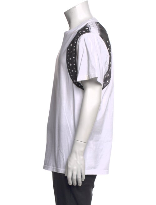 Alexander McQueen Polka Dot Print Crew Neck T-Shirt