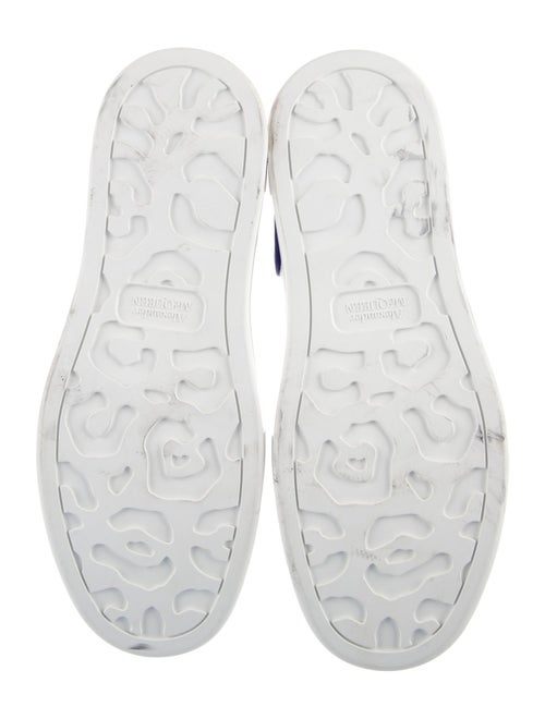 Alexander McQueen Canvas Colorblock Pattern Athletic Sneakers