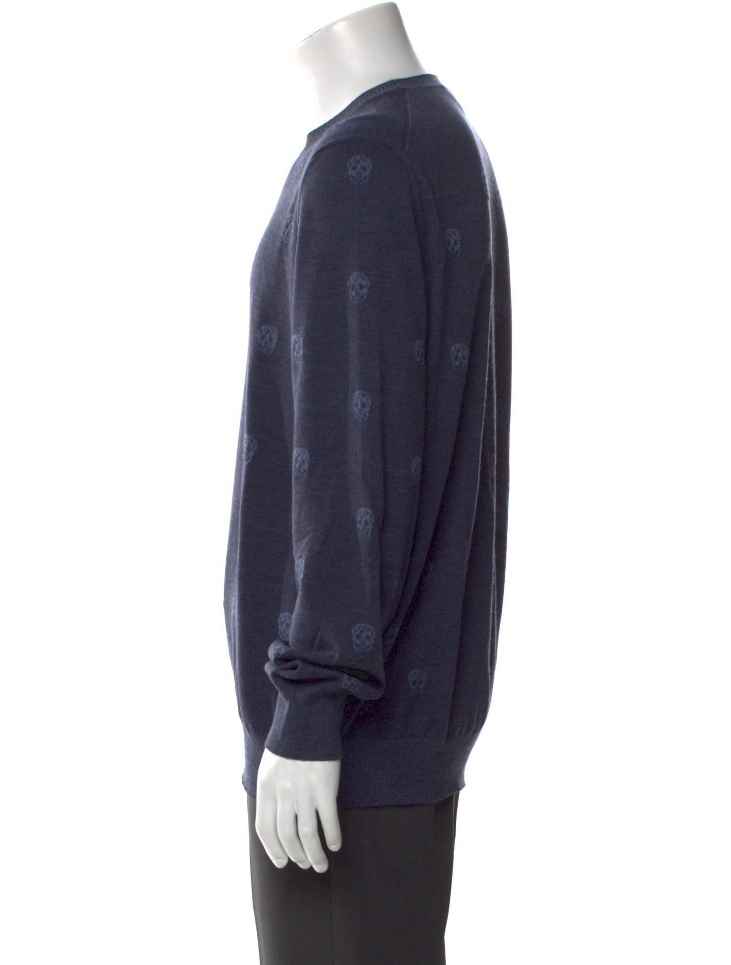 Alexander McQueen Skull Wool Pullover