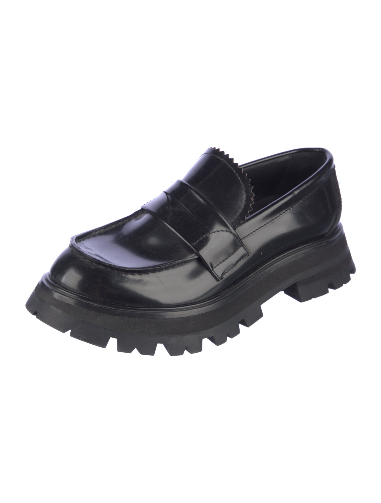 Alexander McQueen Leather Loafers