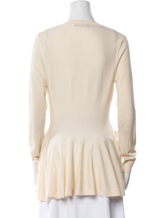 Alexander McQueen Wool V-Neck Sweater