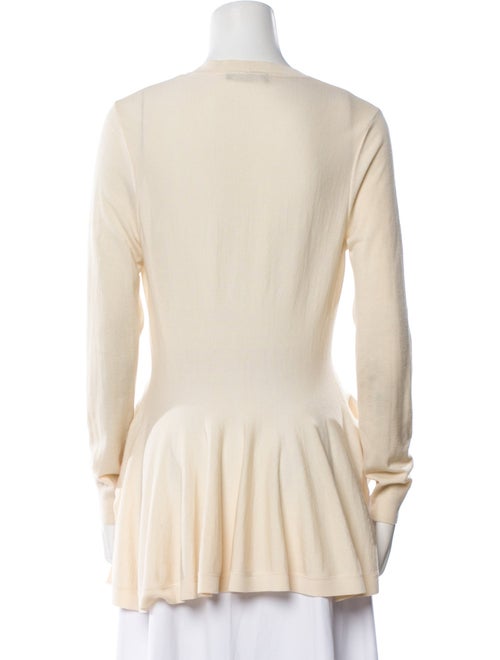 Alexander McQueen Wool V-Neck Sweater