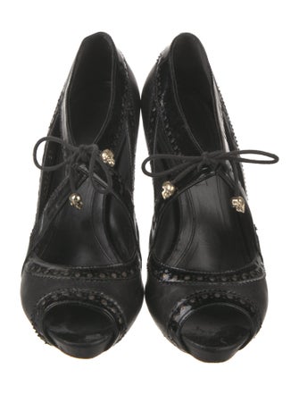 Alexander McQueen Skull Leather Pumps