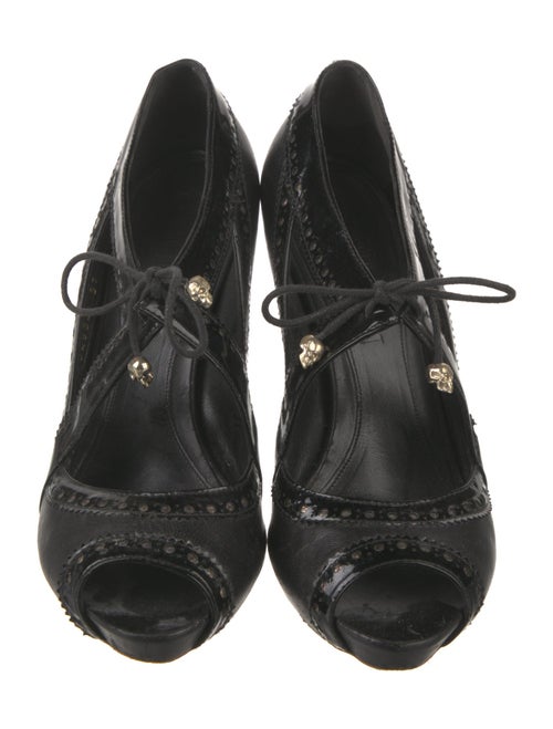 Alexander McQueen Skull Leather Pumps
