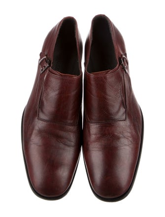 Alexander McQueen Leather Monk Straps