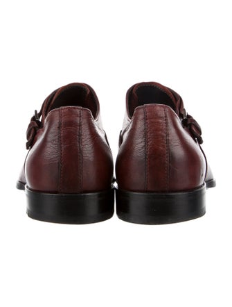 Alexander McQueen Leather Monk Straps