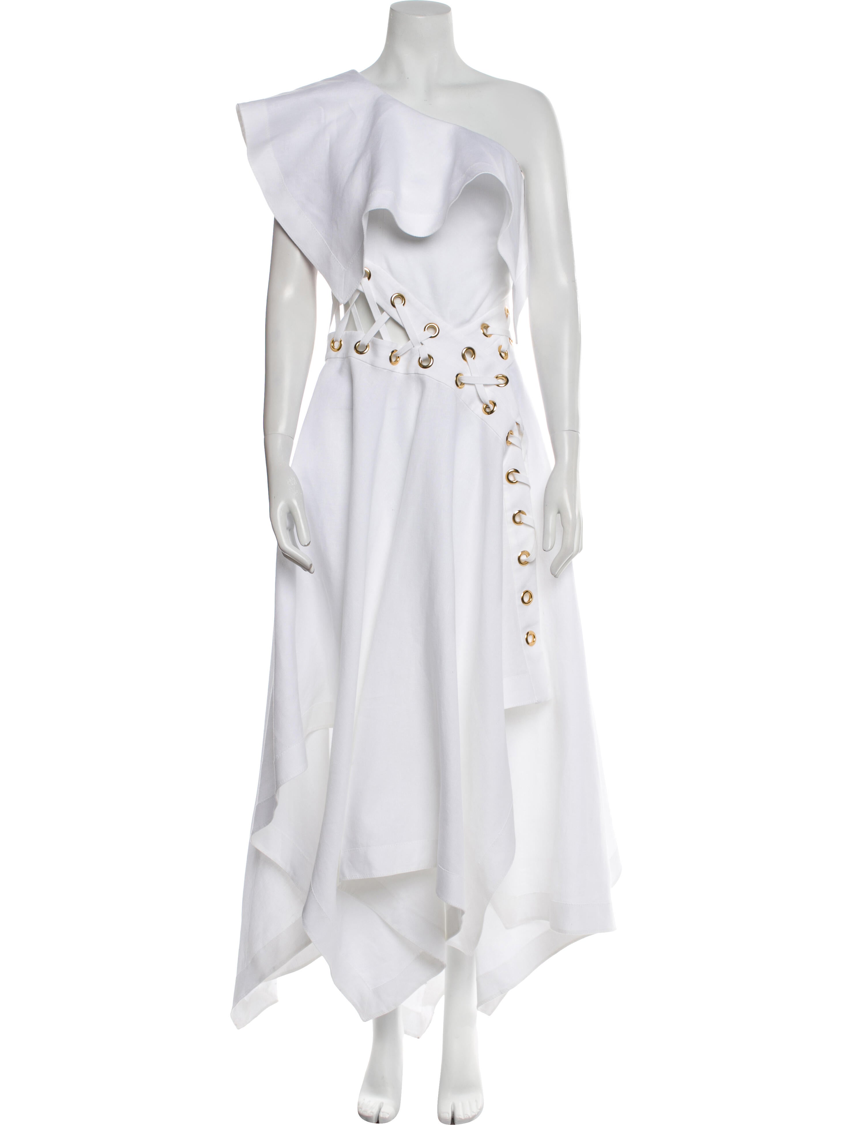 Alexander McQueen Linen Long Dress