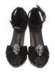Alexander McQueen Skull Suede Sandals