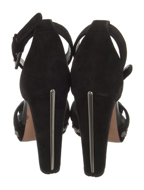 Alexander McQueen Skull Suede Sandals