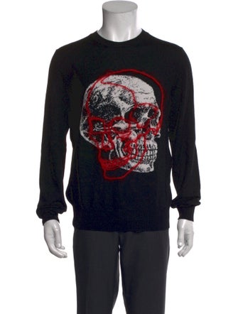 Alexander McQueen Mohair Graphic Print T-Shirt