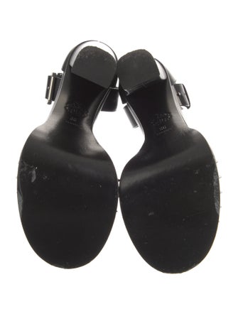 Alexander McQueen Leather Studded Accents Sandals