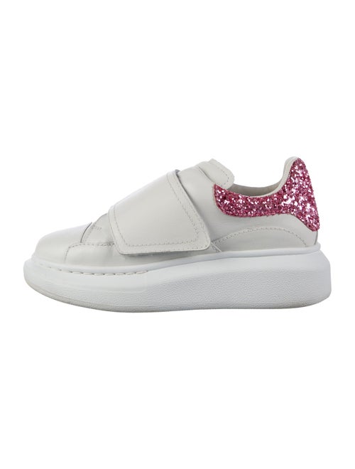 Alexander McQueen kid girls; pink and white shoes