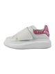 Alexander McQueen kid girls; pink and white shoes