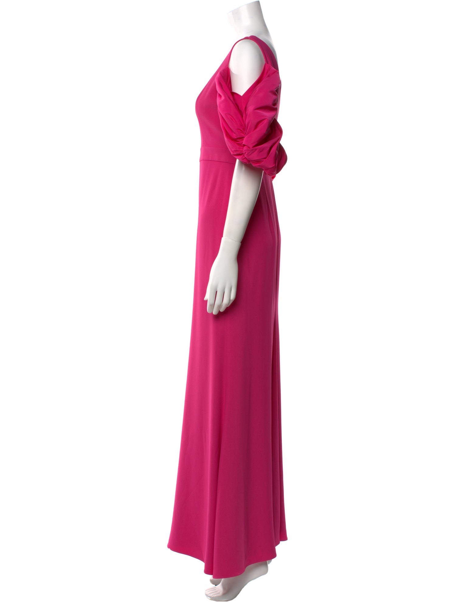 Alexander McQueen Scoop Neck Long Dress