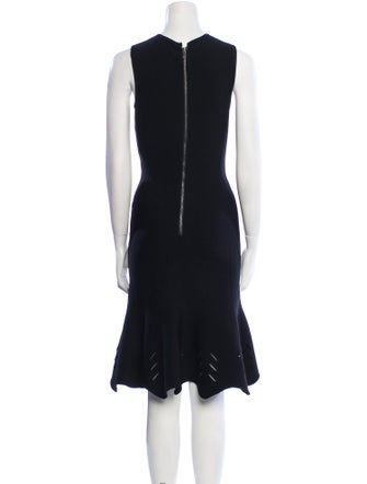 Alexander McQueen Crew Neck Knee-Length Dress