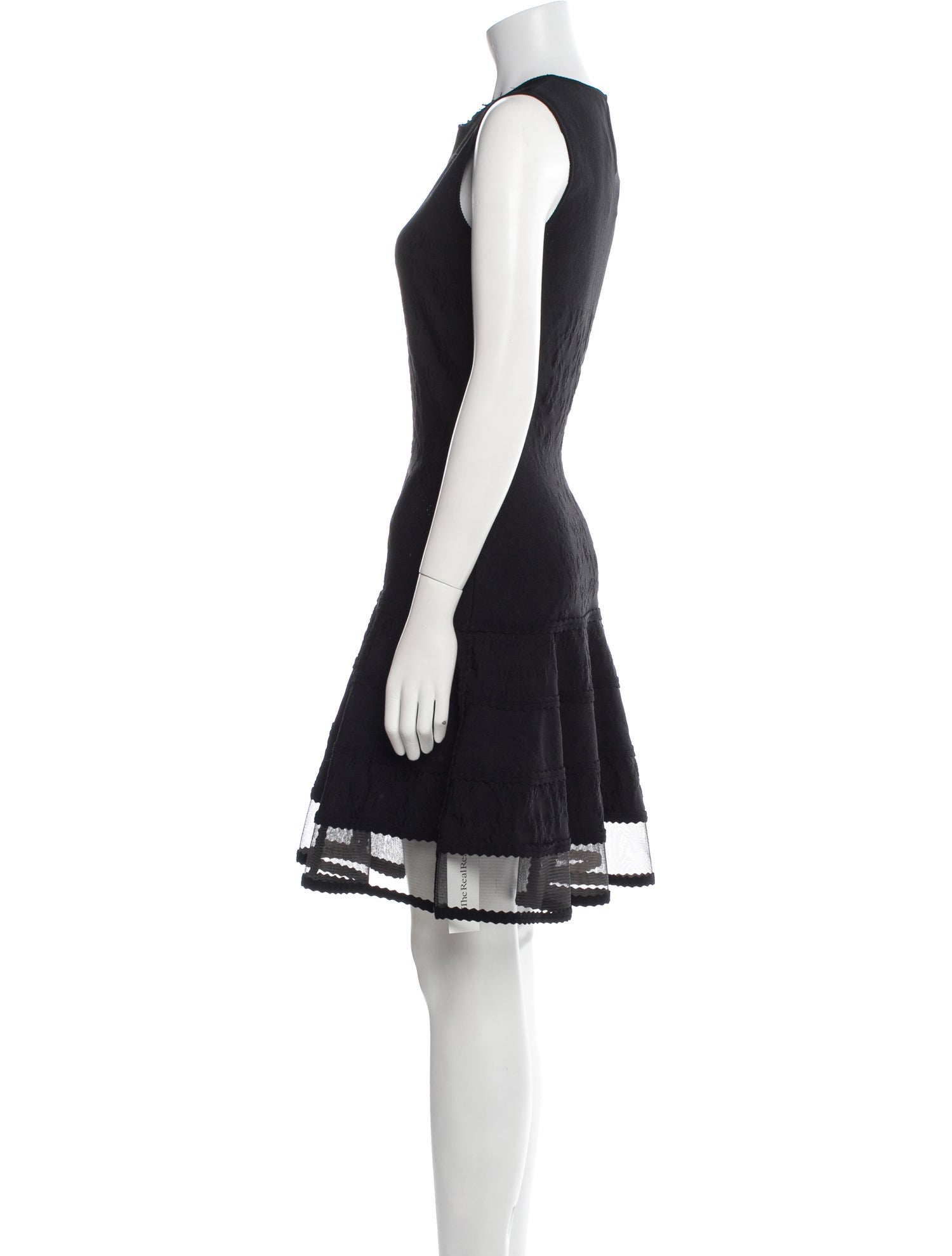 Alexander McQueen Virgin Wool Mini Dress