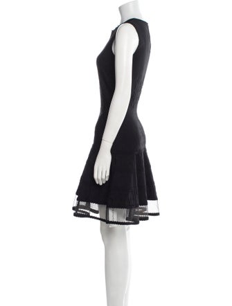 Alexander McQueen Virgin Wool Mini Dress
