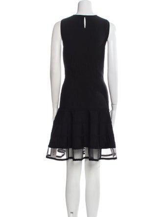 Alexander McQueen Virgin Wool Mini Dress